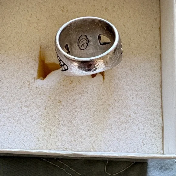 Premier Designs Silver Ring with Clear Stones - Picture 4 of 5